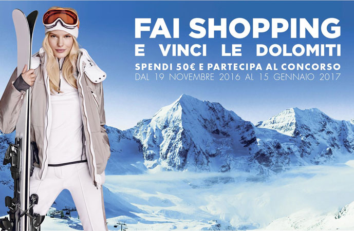 Vinci le Dolomiti con lo shopping di Natale a Brugnato Outlet Village