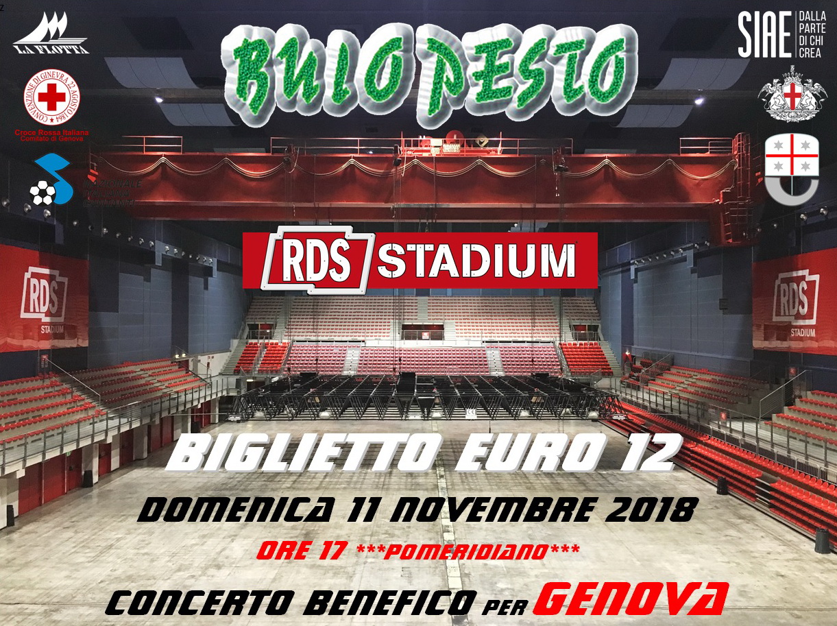 I Buio Pesto all’RDS Stadium domenica 11 novembre alle 17